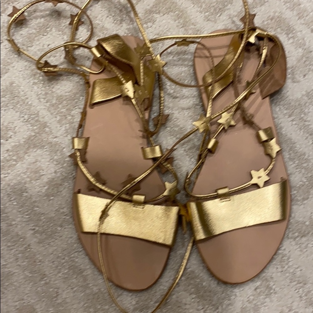 Loeffler Randall sandals in gold